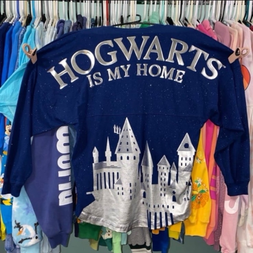 Universal studios Harry Potter wizard world Hogwarts is my home spirit jersey S